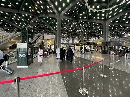 Saudi high-speed rail station