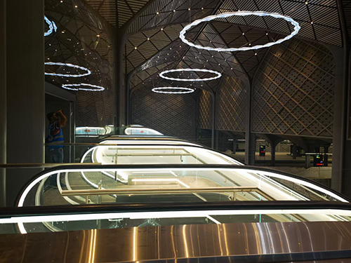 Saudi high-speed rail station