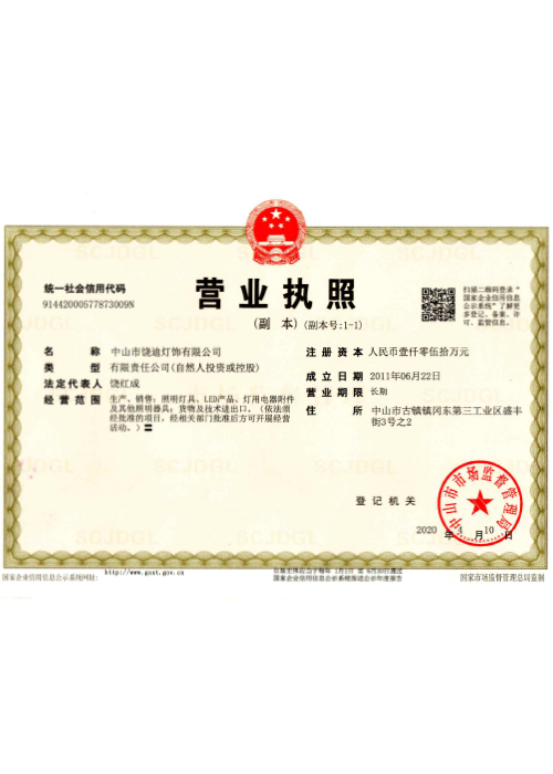 Business license